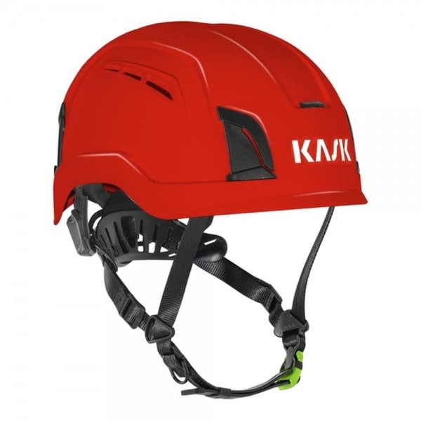 Vented Safety Helmet, Zenith X2 Air, Lightweight polypropylene HD, Adaptive Fit System, Red